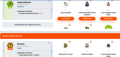 Sport garovlari sodiqlik dasturi